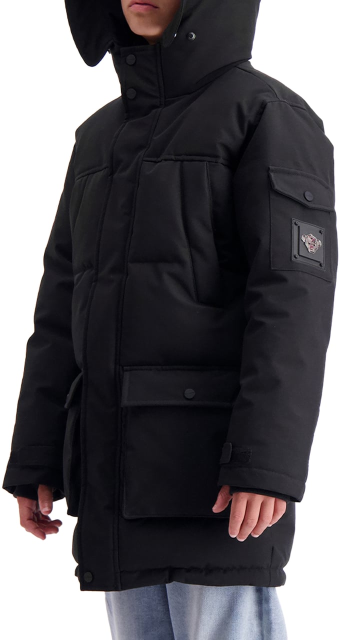 Black Bananas KIDS PLATE PARKA JACKET Zwart
