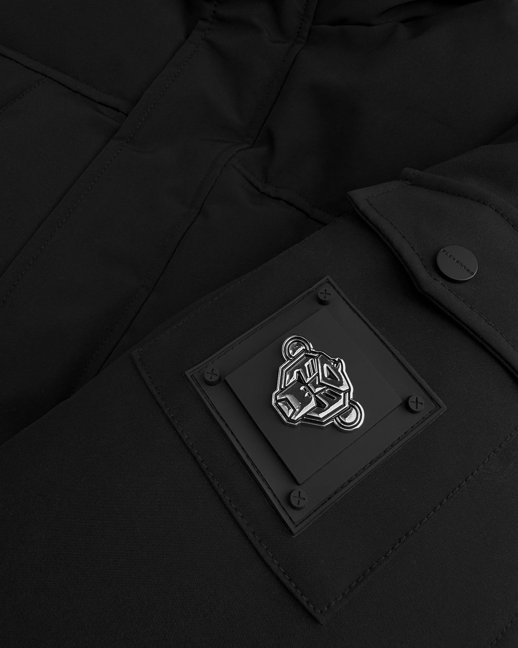 Black Bananas KIDS PLATE PARKA JACKET Zwart
