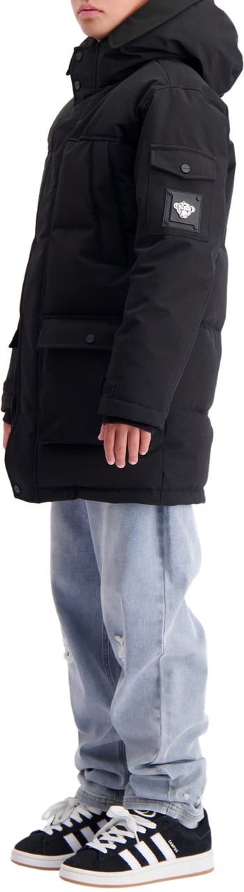 Black Bananas KIDS PLATE PARKA JACKET Zwart