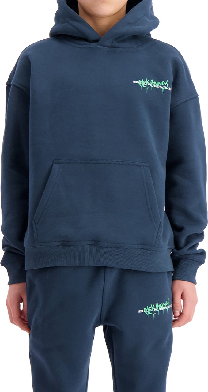 Black Bananas KIDS SPRAYED HOODIE Navy