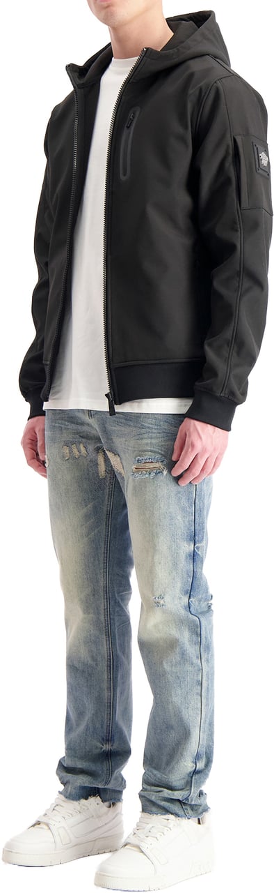Black Bananas COMMANDER SOFTSHELL JACKET Zwart