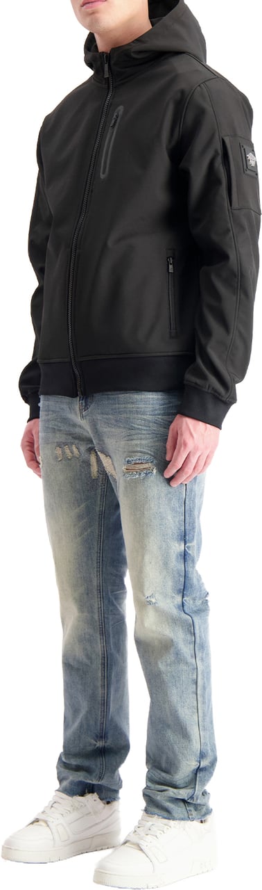 Black Bananas COMMANDER SOFTSHELL JACKET Zwart