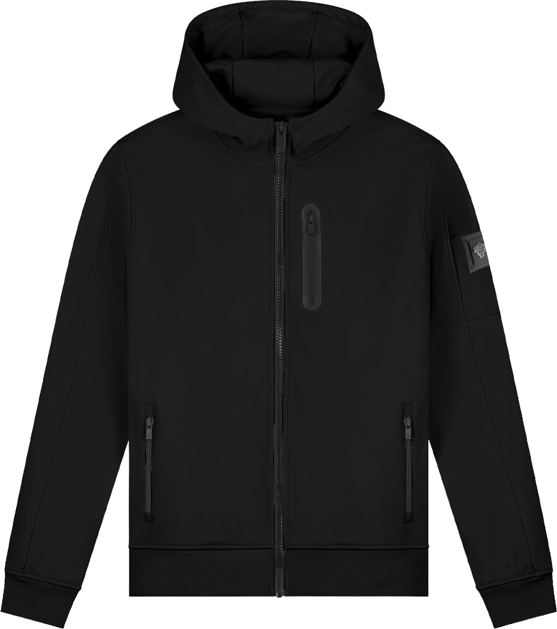 Black Bananas COMMANDER SOFTSHELL JACKET Zwart