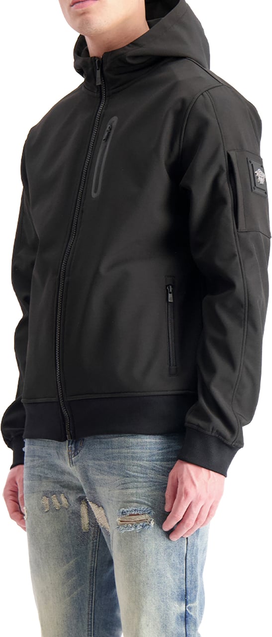 Black Bananas COMMANDER SOFTSHELL JACKET Zwart