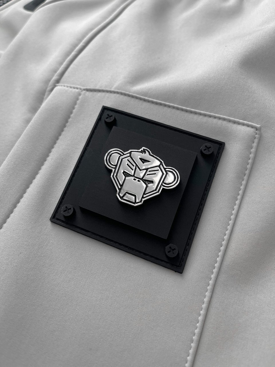 Black Bananas COMMANDER SOFTSHELL JACKET Grijs