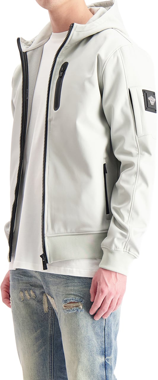 Black Bananas COMMANDER SOFTSHELL JACKET Grijs