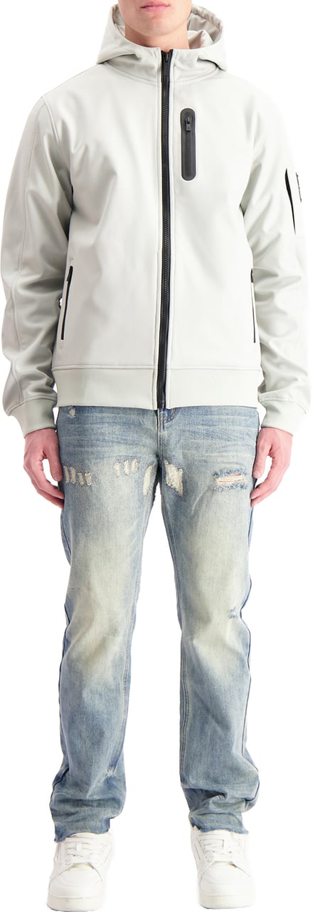 Black Bananas COMMANDER SOFTSHELL JACKET Grijs