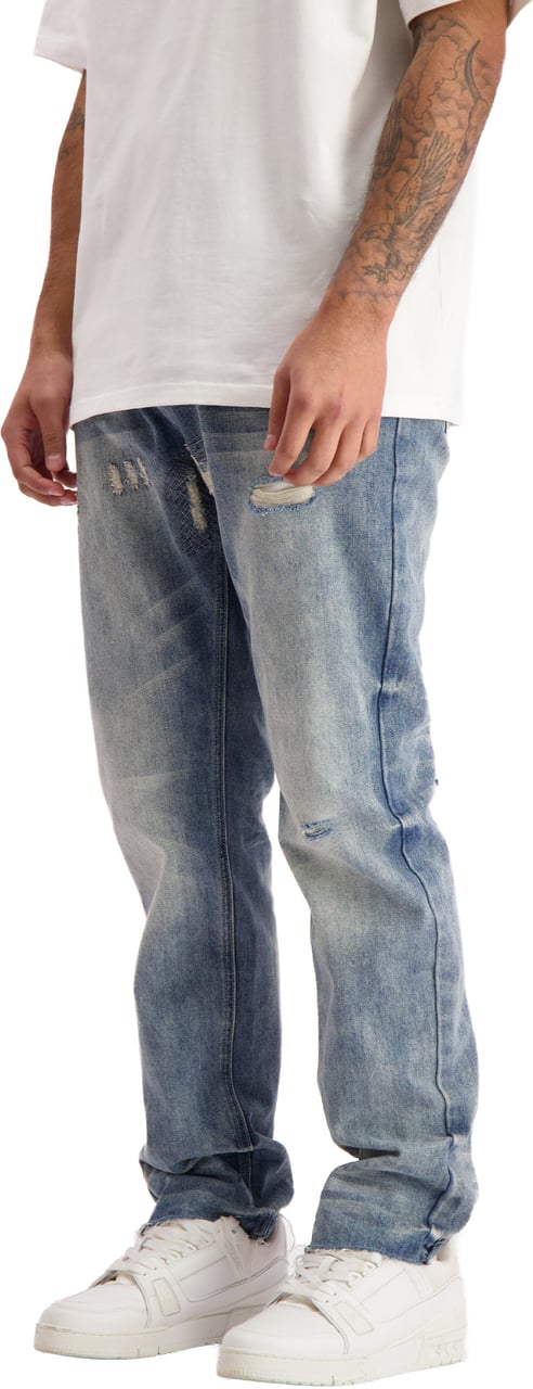 Black Bananas STRAIGHT STITCHED DENIM Blauw