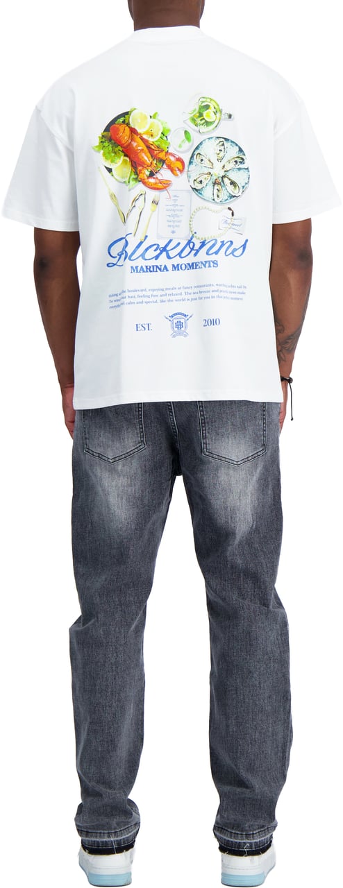 Black Bananas MARINA TABLE T-SHIRT Wit