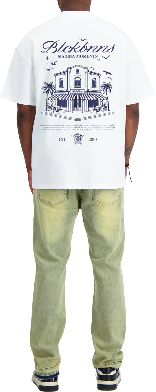 Black Bananas MARINA CLUB T-SHIRT Wit