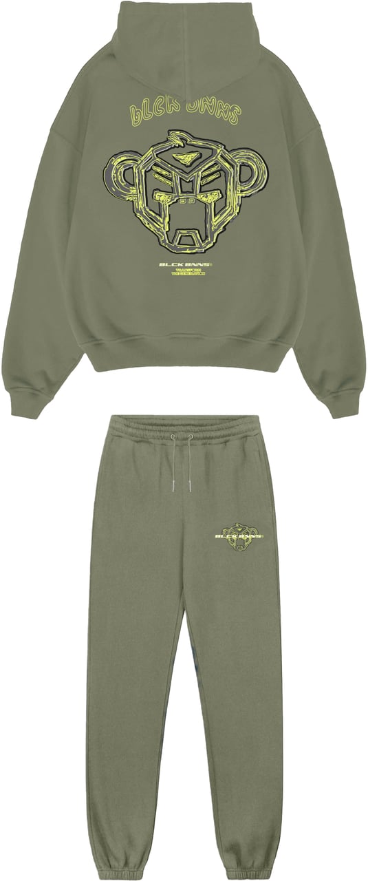 Black Bananas KIDS SKETCH SWEATSUIT Groen