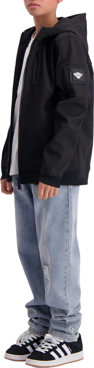 Black Bananas KIDS SOFT SHELL JACKET Zwart