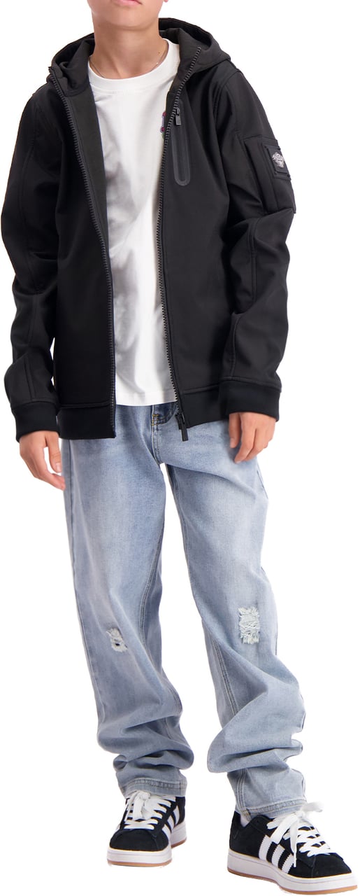 Black Bananas KIDS SOFT SHELL JACKET Zwart