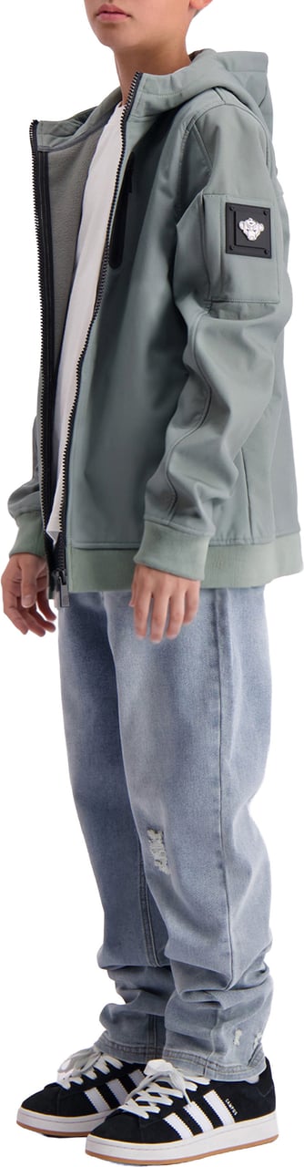 Black Bananas KIDS SOFT SHELL JACKET Groen