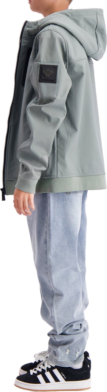 Black Bananas KIDS SOFT SHELL JACKET Groen