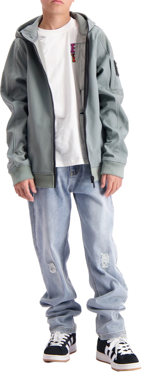Black Bananas KIDS SOFT SHELL JACKET Groen