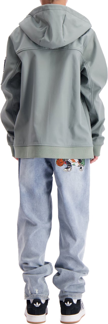 Black Bananas KIDS SOFT SHELL JACKET Groen