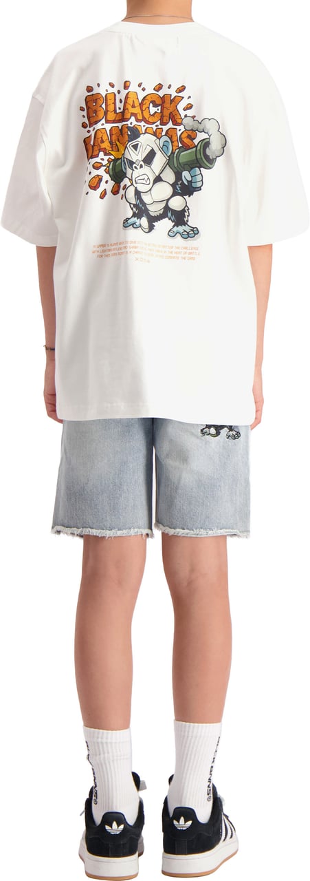 Black Bananas KIDS EXPLODE T-SHIRT Wit