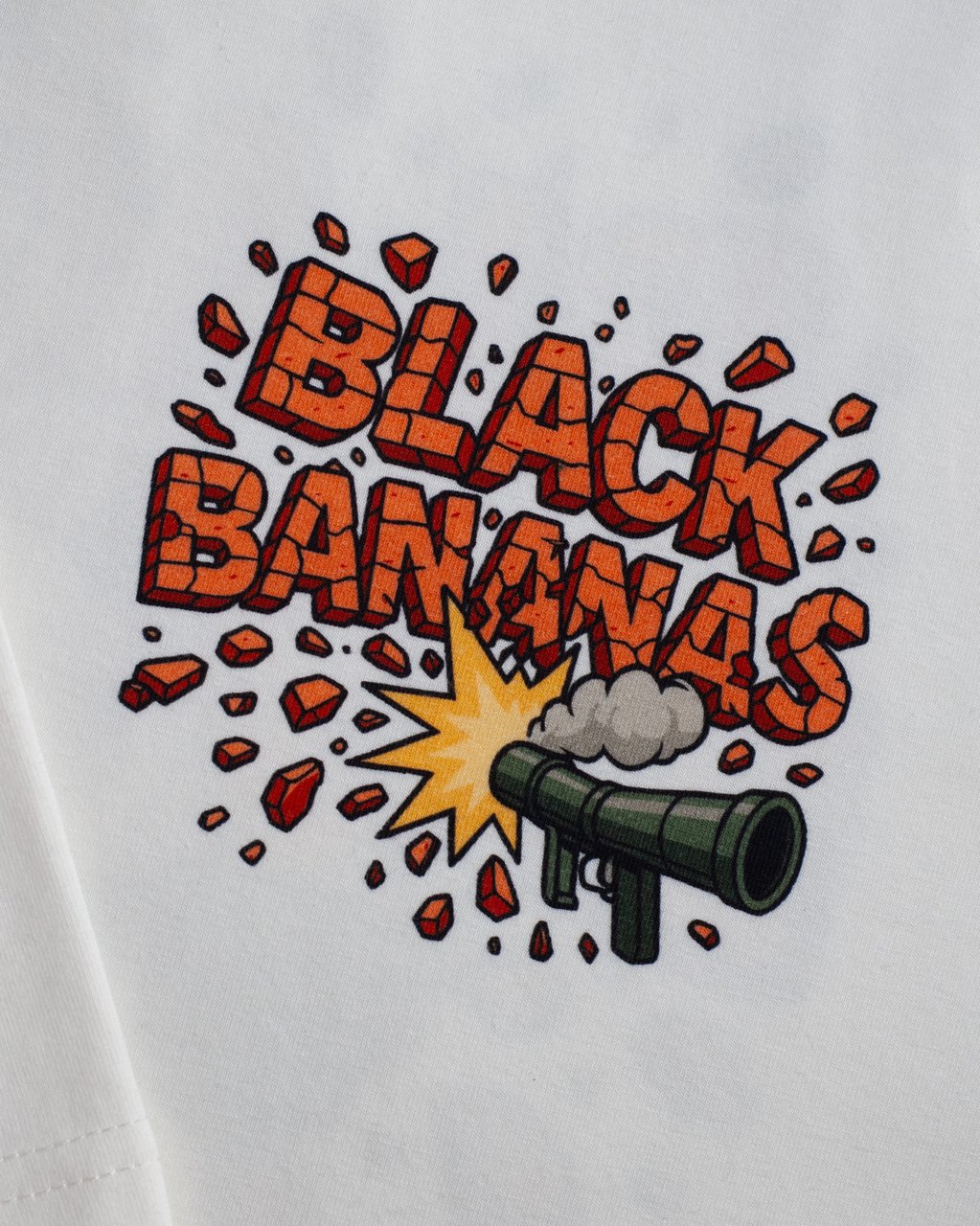 Black Bananas KIDS EXPLODE T-SHIRT Wit