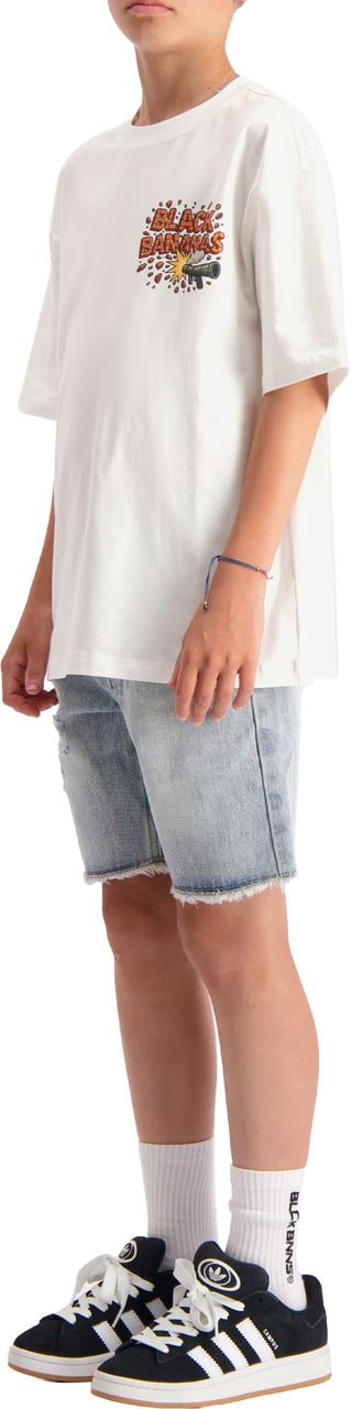 Black Bananas KIDS EXPLODE T-SHIRT Wit