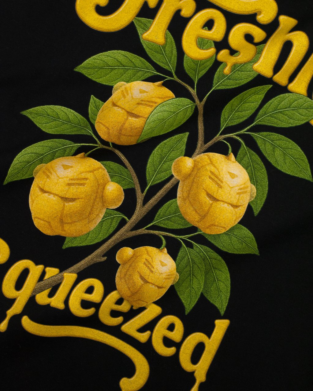 Black Bananas KIDS LEMON T-SHIRT Zwart
