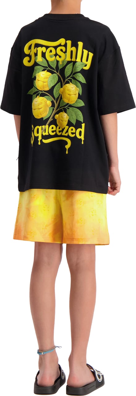 Black Bananas KIDS LEMON T-SHIRT Zwart