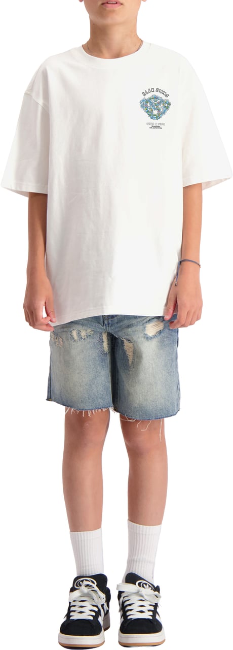 Black Bananas KIDS WAVE T-SHIRT Wit