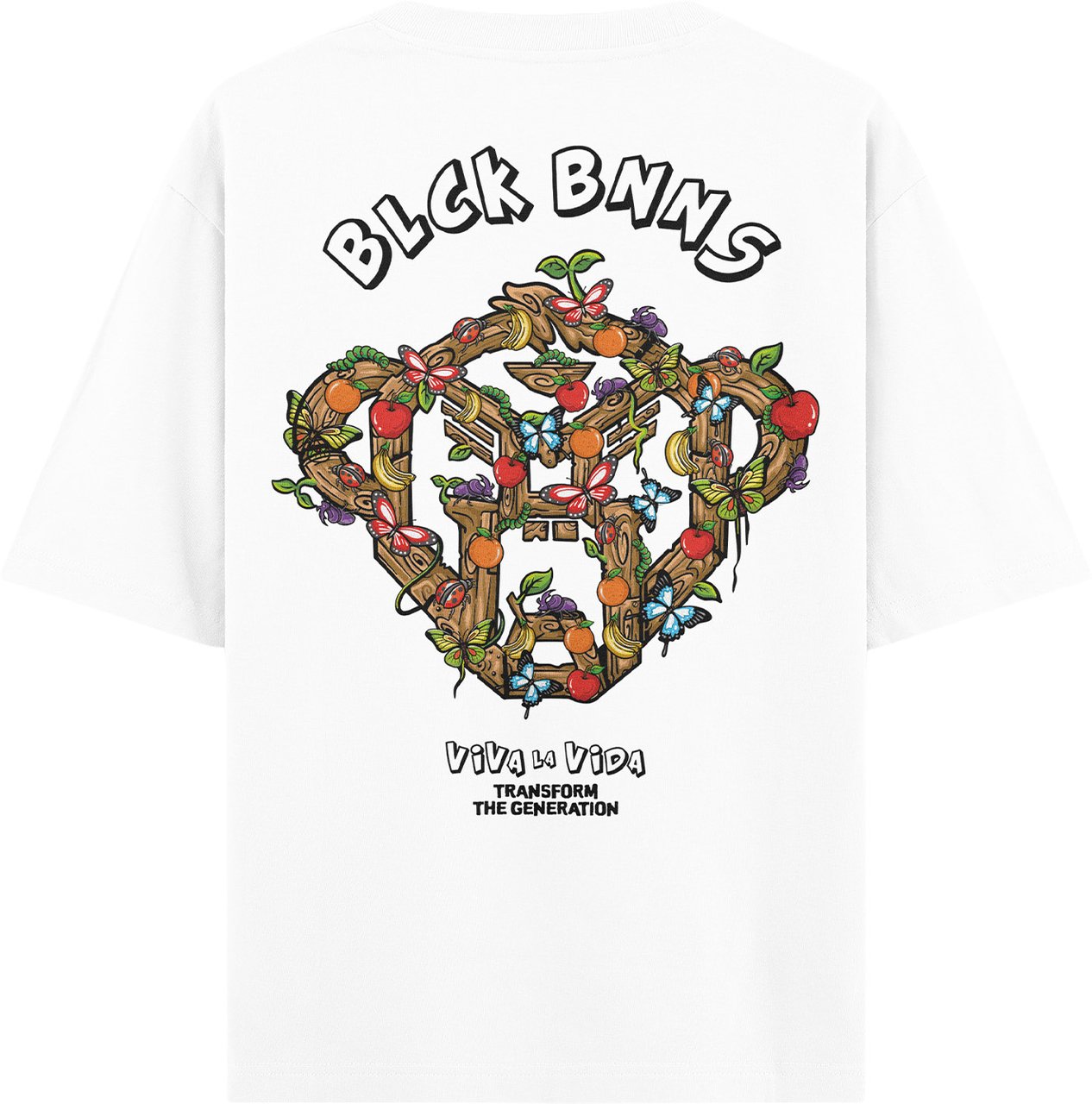 Black Bananas KIDS JUNGLE T-SHIRT Wit