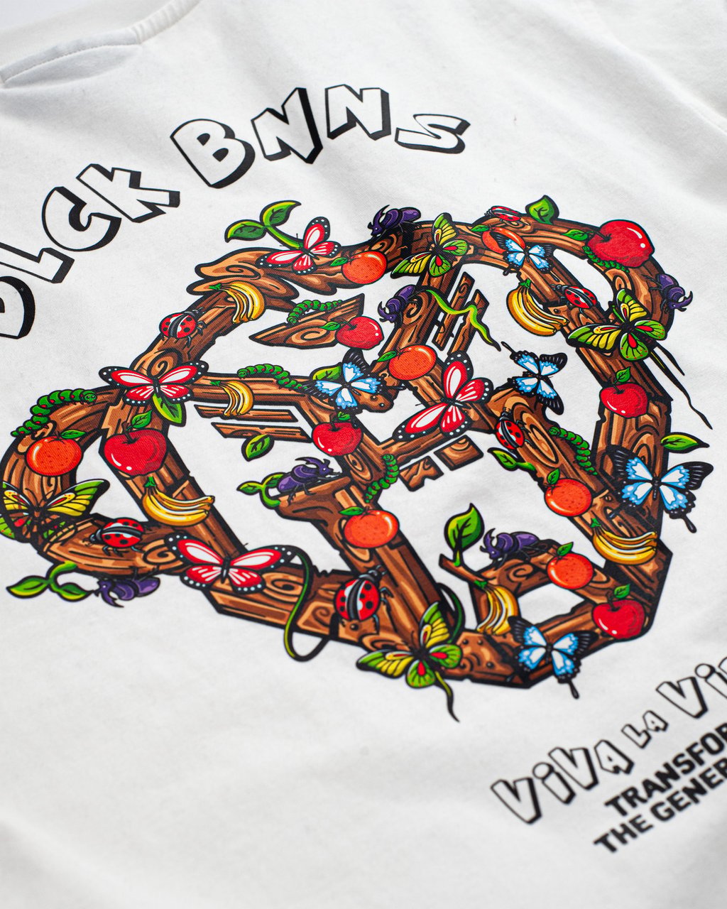 Black Bananas KIDS JUNGLE T-SHIRT Wit