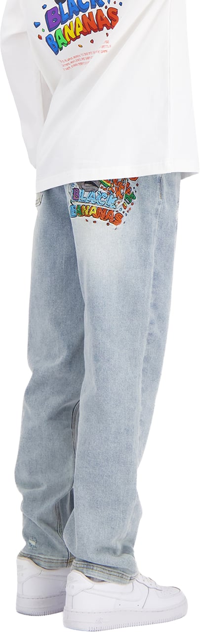 Black Bananas KIDS LASER DENIM Lichtblauw