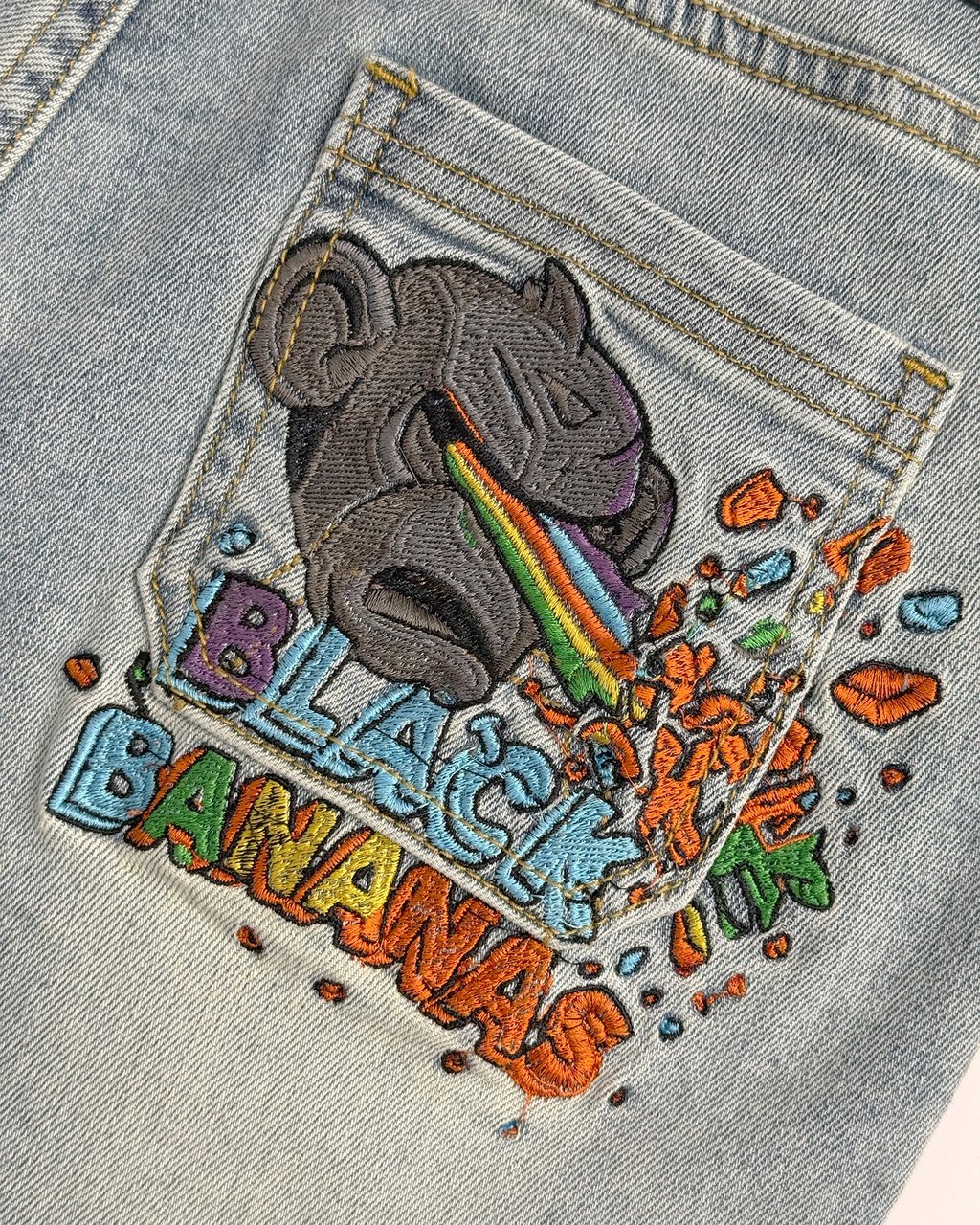 Black Bananas KIDS LASER DENIM Lichtblauw