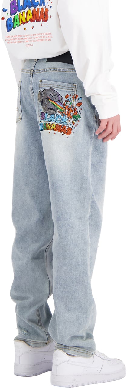 Black Bananas KIDS LASER DENIM Lichtblauw