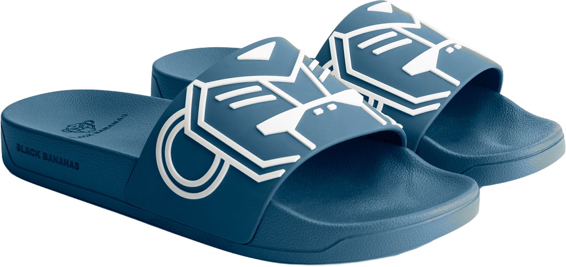 Black Bananas KIDS COMMANDER SLIDES Navy