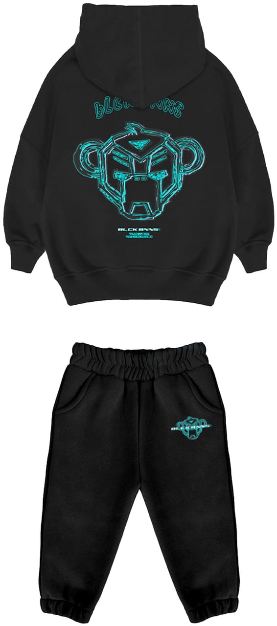 Black Bananas MC SKETCH SWEATSUIT Zwart