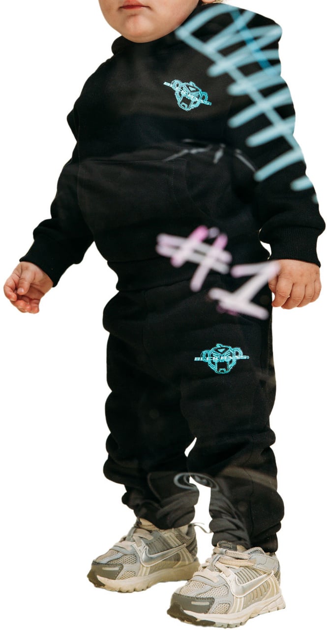 Black Bananas MC SKETCH SWEATSUIT Zwart