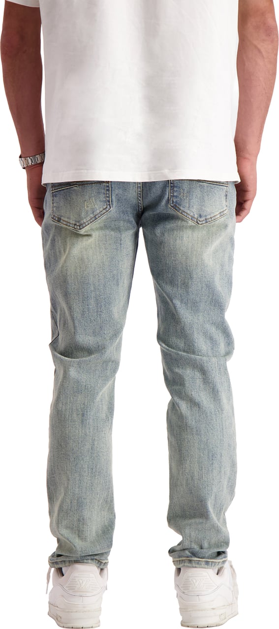 Black Bananas STRUCTURE SLIM DENIM Blauw