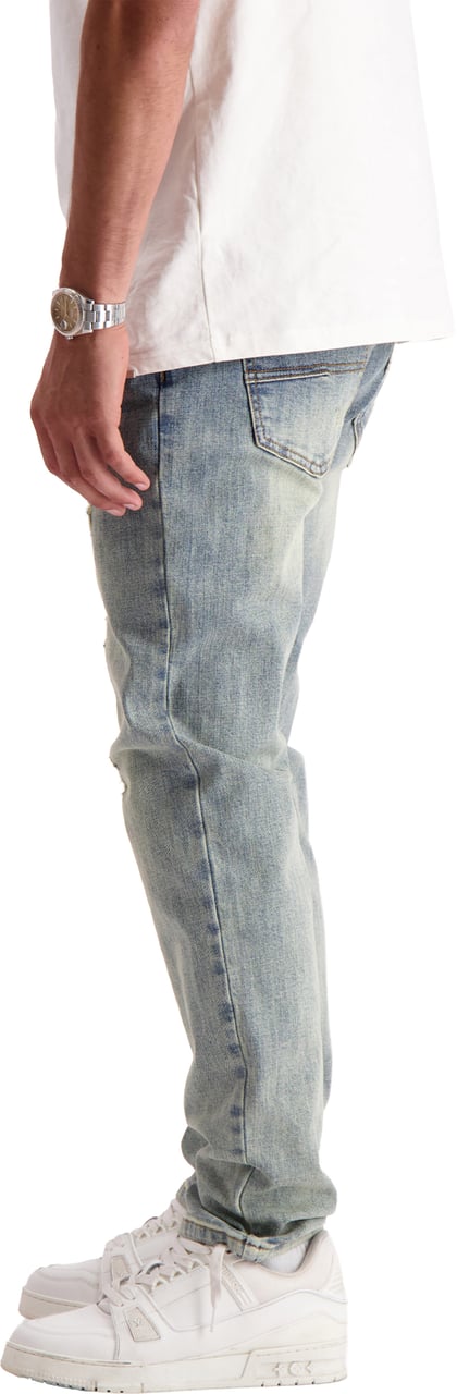 Black Bananas STRUCTURE SLIM DENIM Blauw