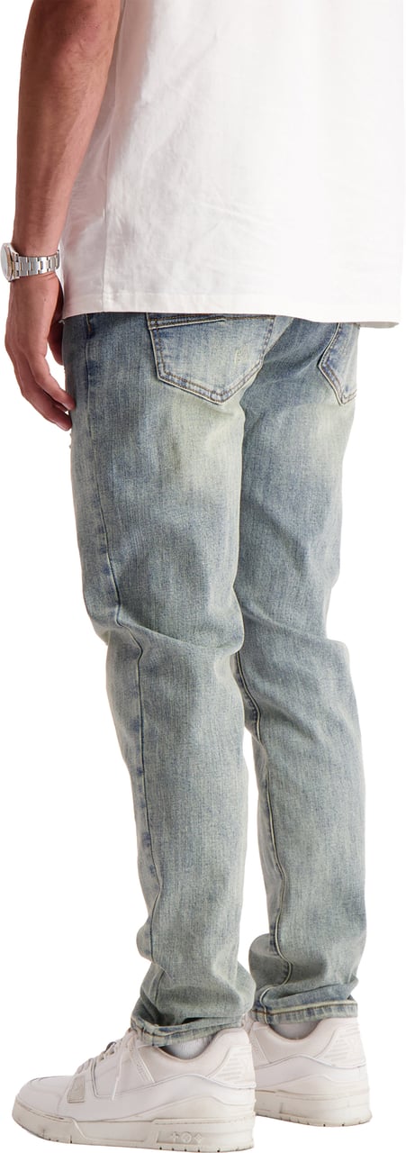 Black Bananas STRUCTURE SLIM DENIM Blauw