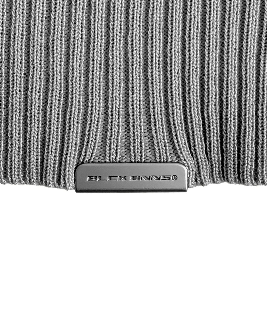 Black Bananas WAFLE KNIT HENLEY Grijs