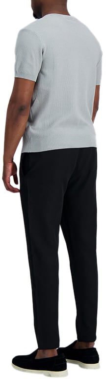Black Bananas WAFLE KNIT HENLEY Grijs