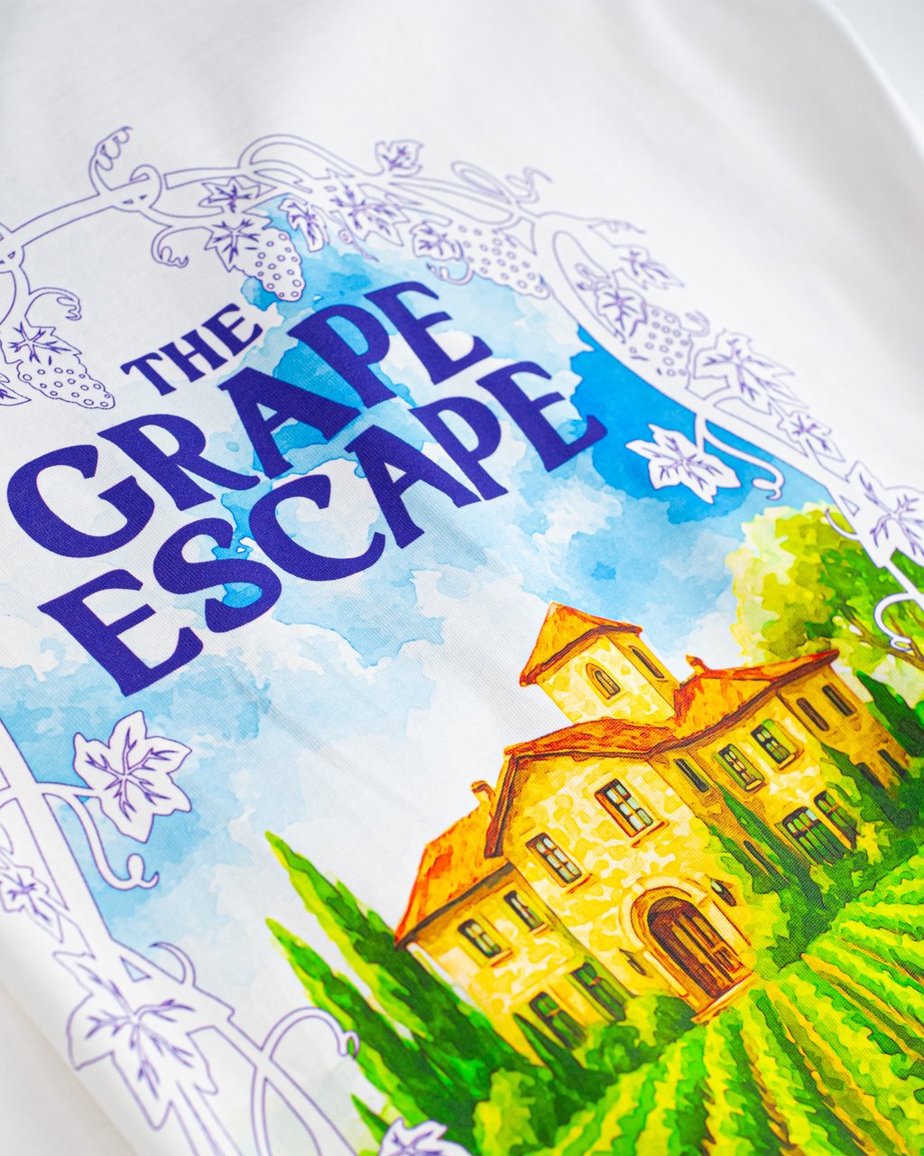 Black Bananas GRAPE ESCAPE TEE Wit