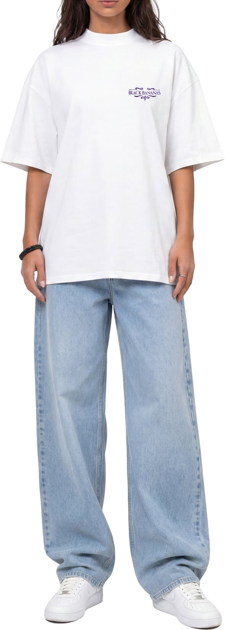 Black Bananas GRAPE ESCAPE TEE Wit