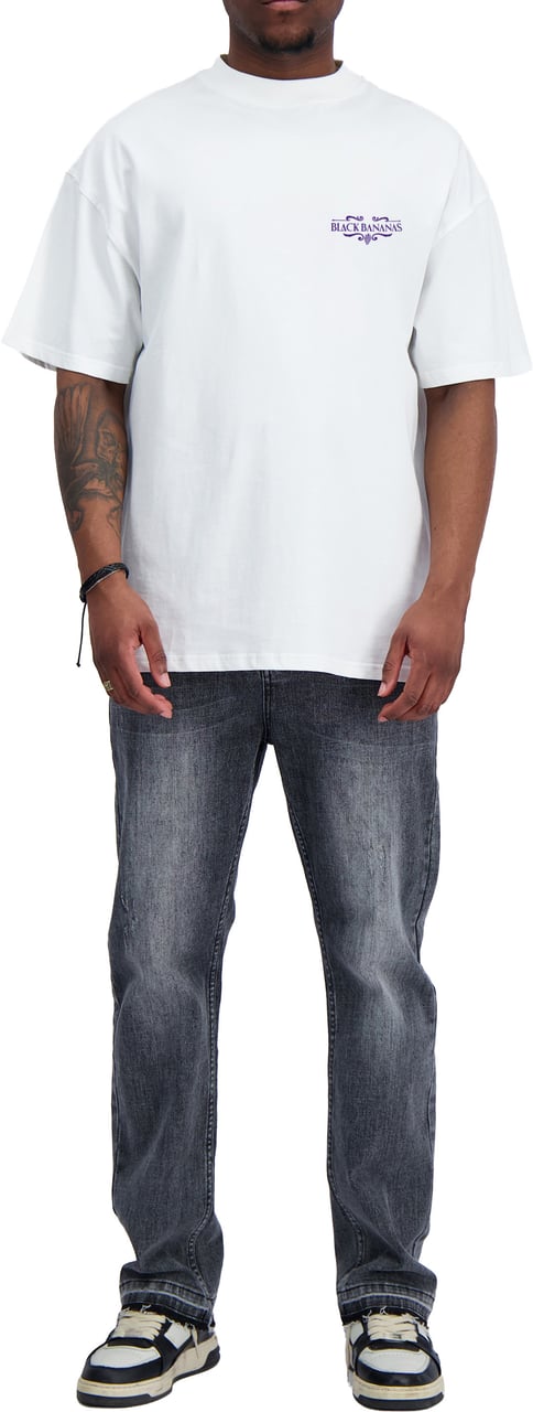 Black Bananas GRAPE ESCAPE TEE Wit