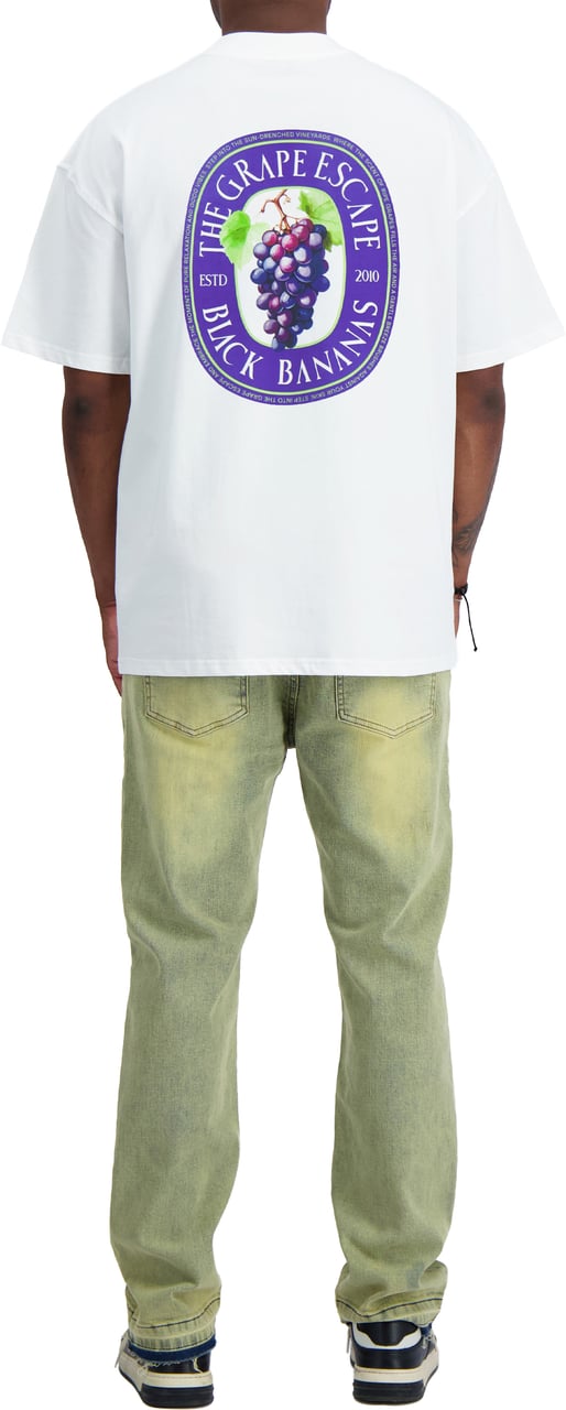 Black Bananas WINE LABEL TEE Wit