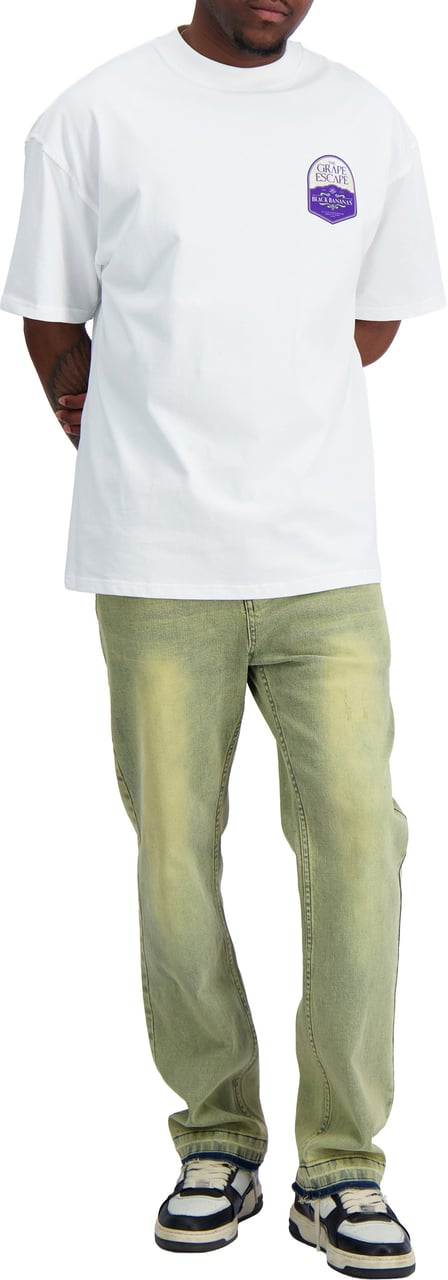 Black Bananas WINE LABEL TEE Wit