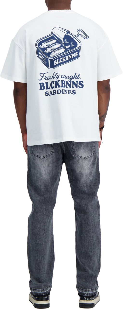 Black Bananas SARDINES T-SHIRT Wit