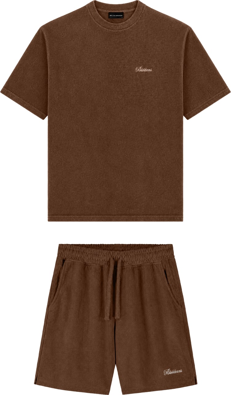 Black Bananas TERRY SCRIPT TWINSET Bruin