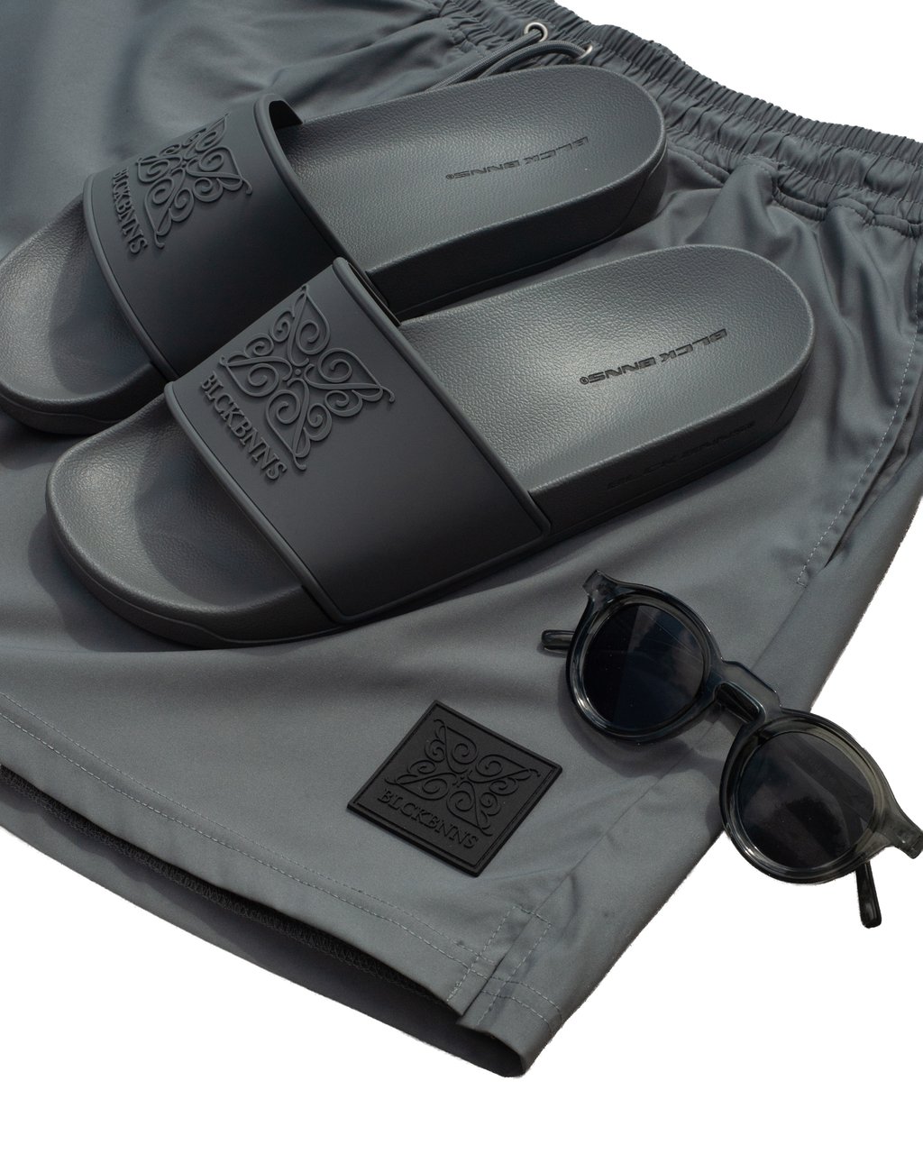 Black Bananas ANAGRAM SLIDES Grijs