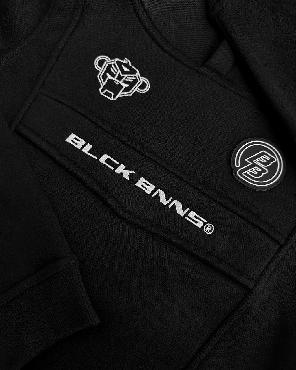 Black Bananas KIDS ANORAK HOODIE Zwart