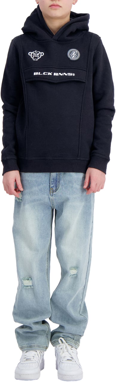 Black Bananas KIDS ANORAK HOODIE Zwart